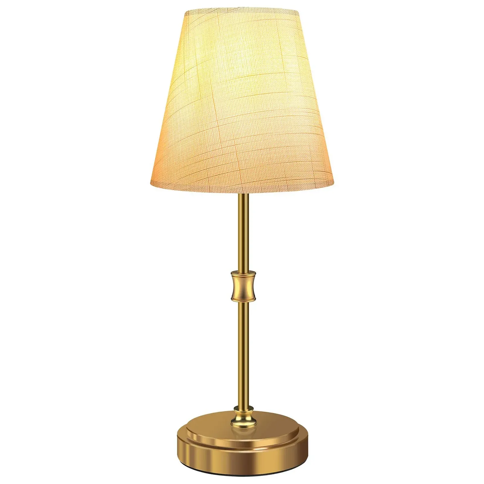 Настільні лампи Totofac Bedside Lamp сенсорні димовані (набір 2 шт.) LED E14 Білий / Золотий, фото №1