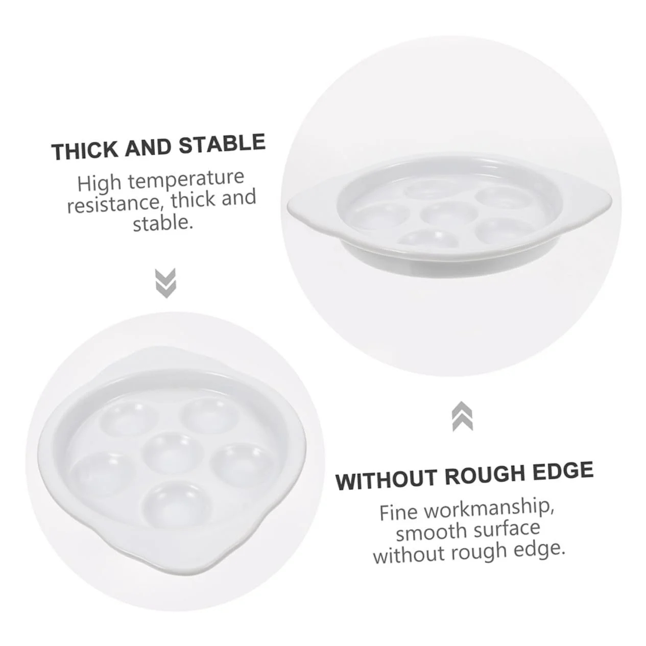 Форма для запекания улиток керамическая с ручками 7 дюймов 2 шт., фото №8 Форма для запекания улиток керамическая с ручками 7 дюймов 2 шт., фото №8