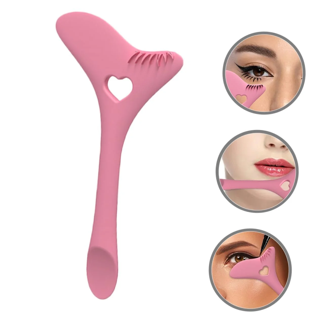 Трафареты для подводки глаз CRILSTYLEO розовый, фото №3