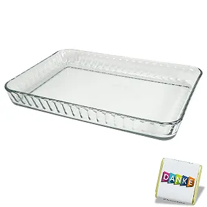 Набір форм для запікання Pasabahce Borcam Скляна квадратна велика - Фото 1