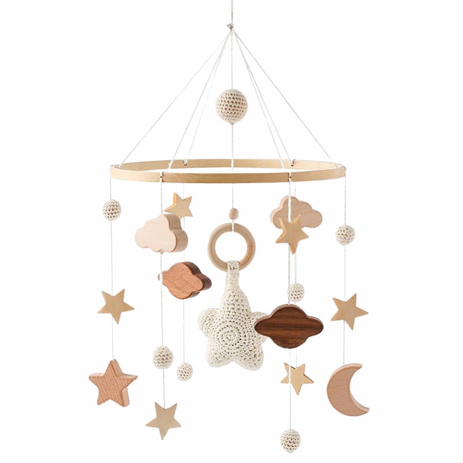 Мобиль Wind Chimes с фетровыми шариками для детской кроватки Декор кровати Колокольчик, фото №1