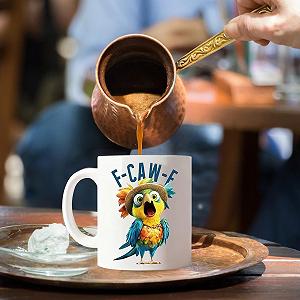 Кружка Hühner, 350 мл, керамика, эргономичная ручка, с рисунком synthetic.ua - Фото 1