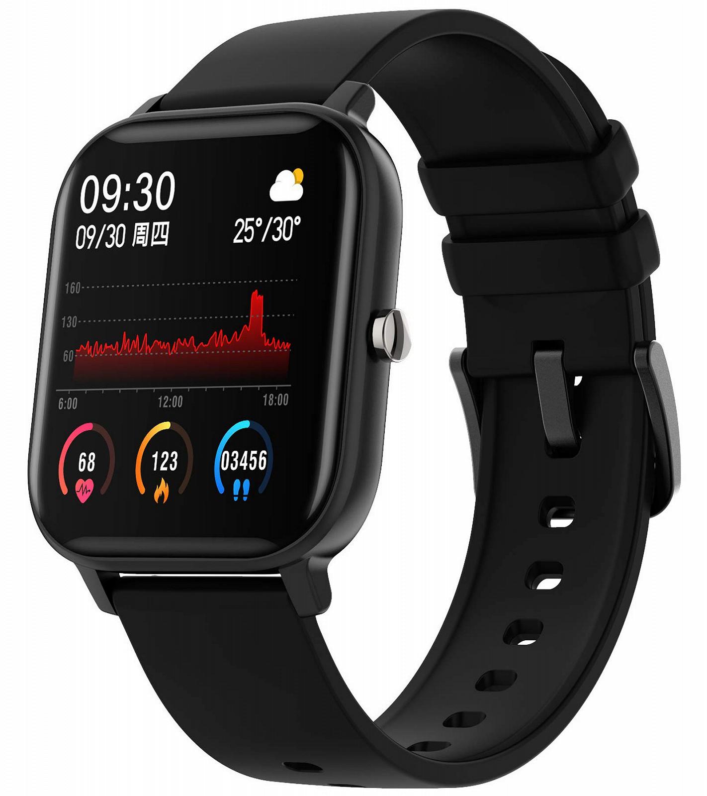 Фітнес браслет findtime Smartwatch з вимірюванням артеріального тиску чоловічий фітнес годинник спортивний годинник з крокоміром пульсометром лічильником калорій трекером для Android iOS, фото №1