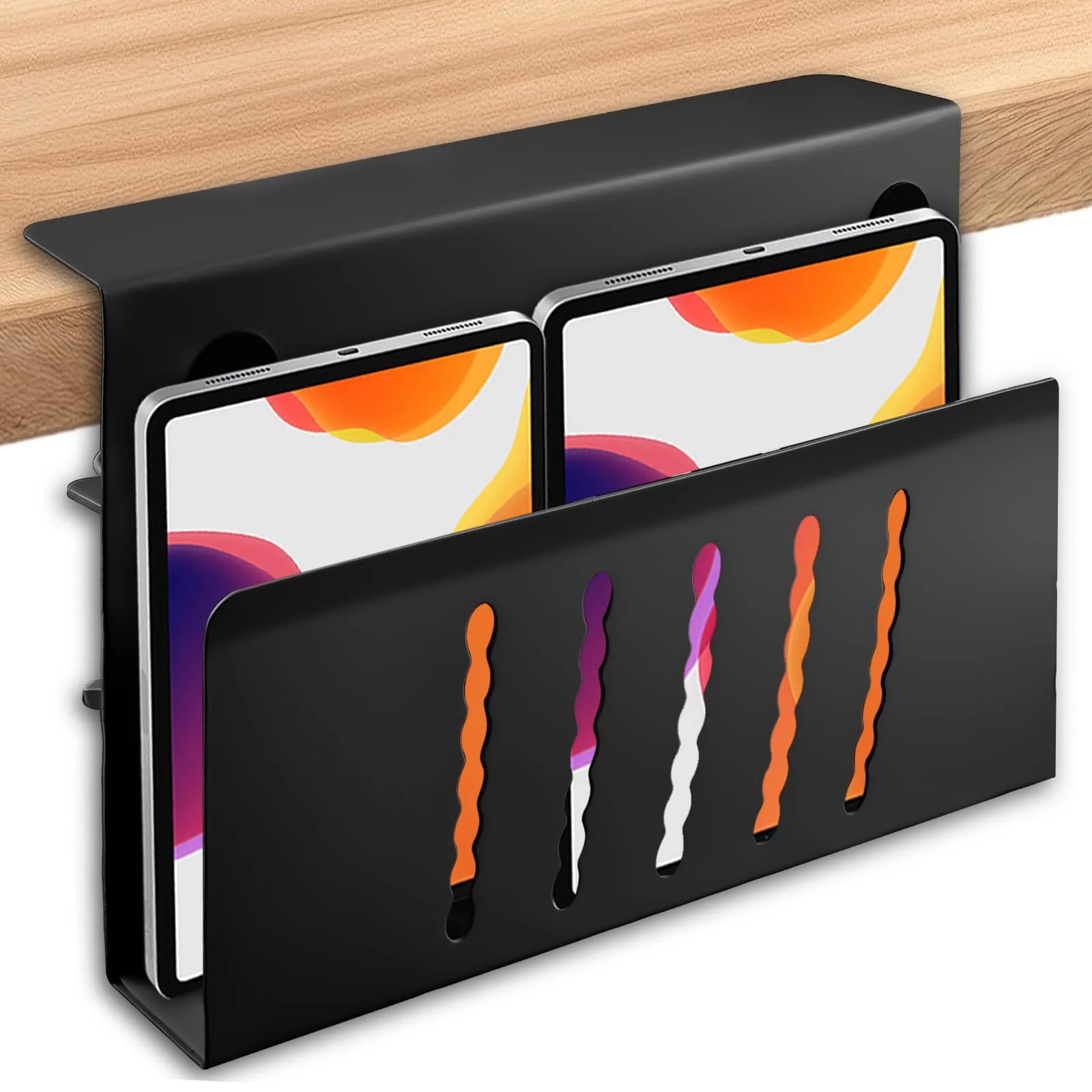 Настенный органайзер для ноутбука, Черный, фото №1