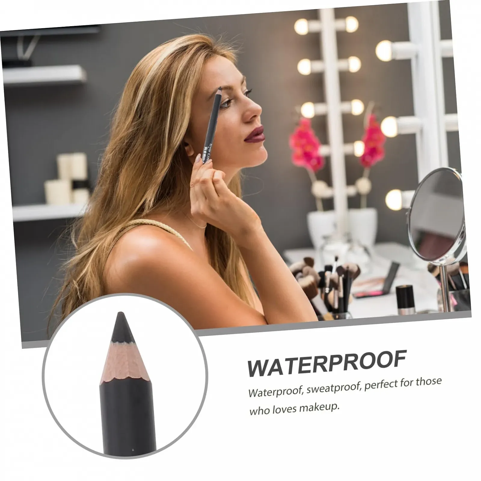 Карандаш для глаз minkissy Водостойкий, фото №2 Карандаш для глаз minkissy Водостойкий, фото №2