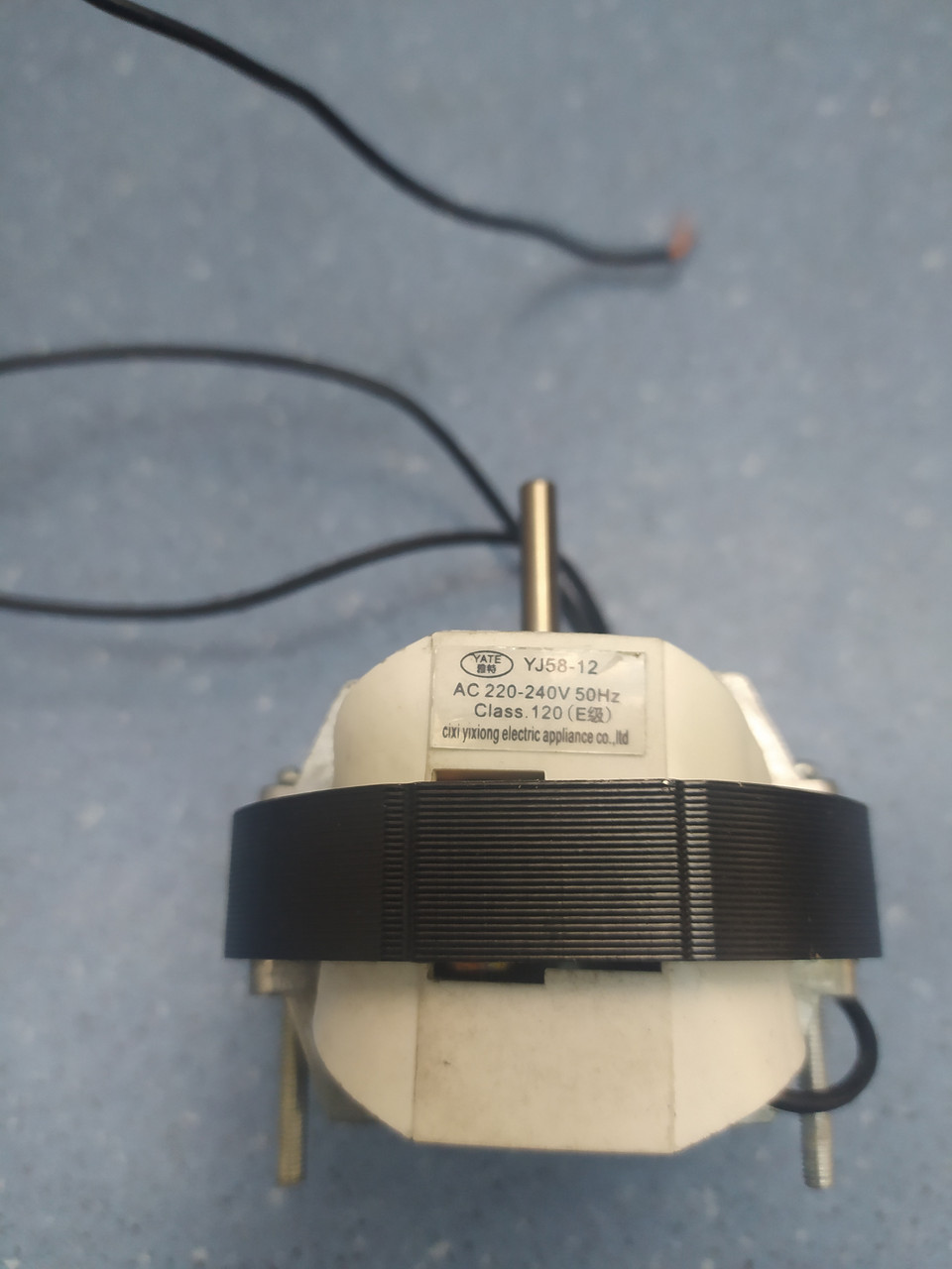 Мотор обдува для тепло вентилятора YJ58-12 220-240V 50Hz, фото №9 Мотор обдува для тепло вентилятора YJ58-12 220-240V 50Hz, фото №9