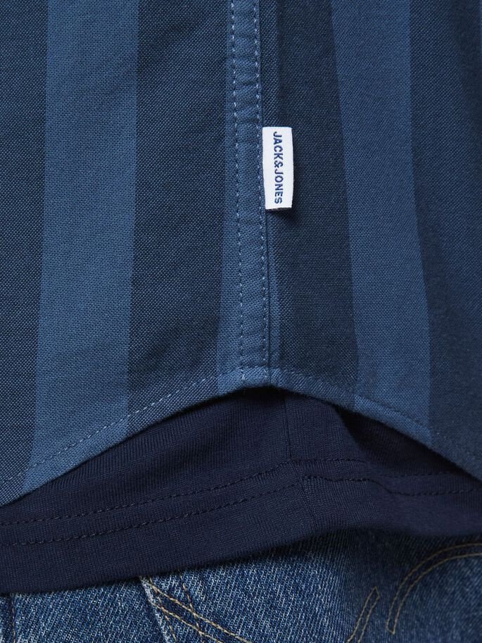 Рубашка Jack&Jones SS 12187609 Blazer Темно-синий L, фото №5
