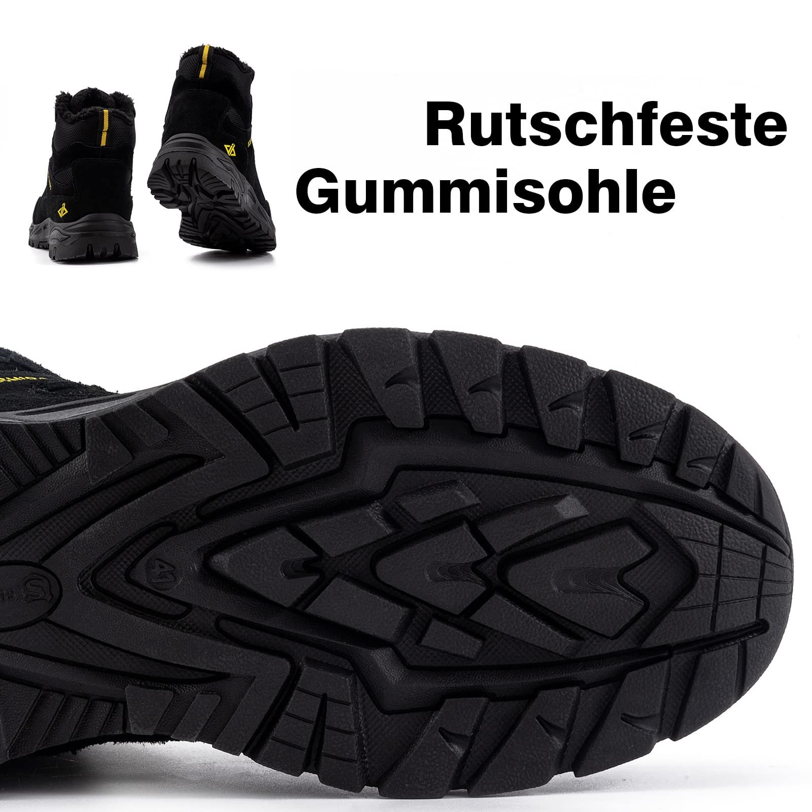 Черевики JACKSHIBO Зимові Чоловічі Утеплені Водонепроникні, фото №4