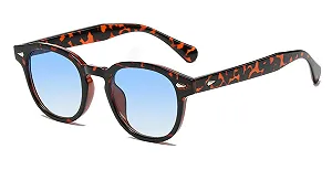 Сонцезахисні окуляри овальні Retro Unisex LHSDMOAT, модні круглі - Фото 1