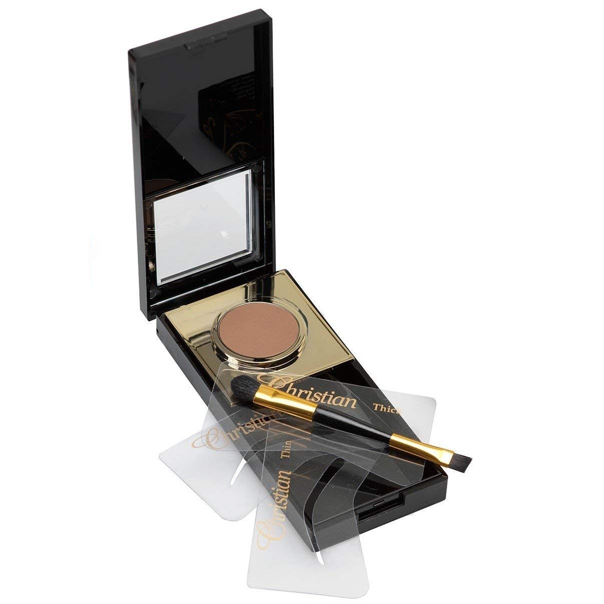 Макияж Christian Faye Водостойкий Полуперманентный Устойчивый к размазыванию до 24 часов 3 трафарета Уголь, фото №7