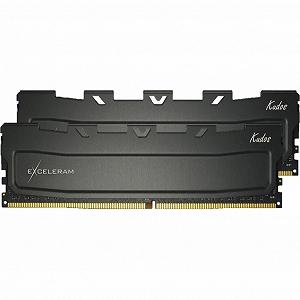 Оперативная память для ПК DDR4 32GB 2x16GB 3600 MHz Black Kudos Exceleram EKBLACK4323618CD - Фото 1