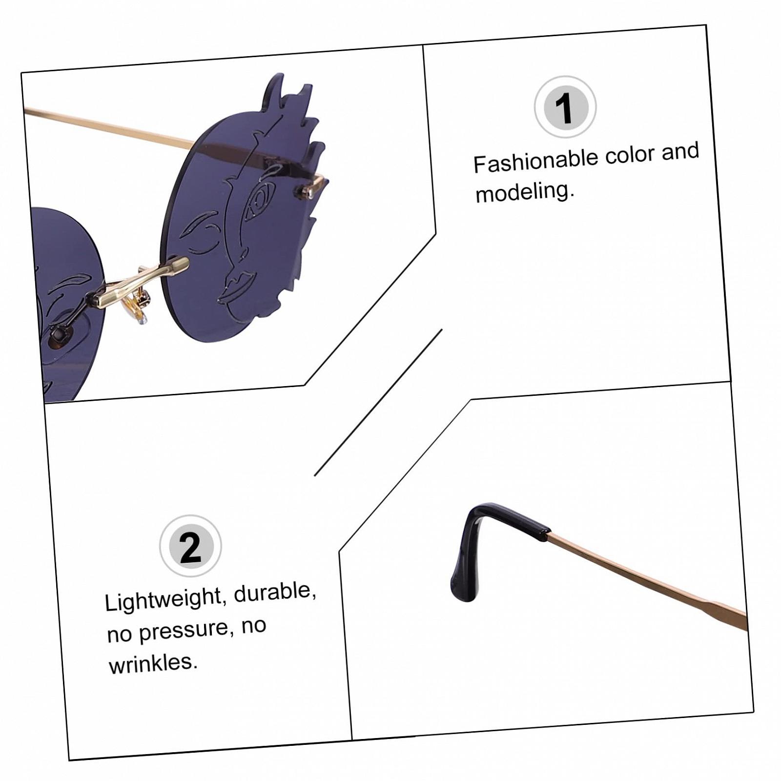 Солнцезащитные очки PACKOVE 3 штуки для фотографий, фото №5