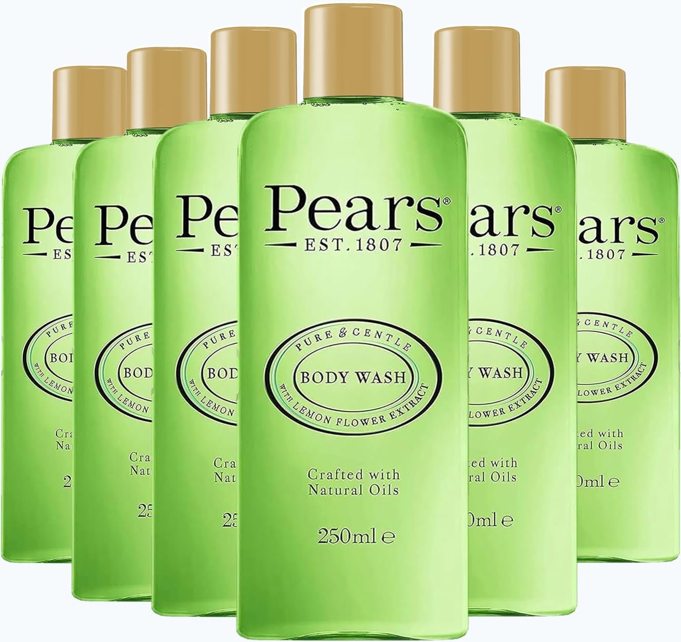 Гель для душа Pears Soft & Fresh Lemon Blossom Extract 6 x 250 мл, фото №1