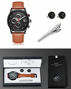 Чоловічий годинник CIVO Чорний synthetic.ua - Фото 1