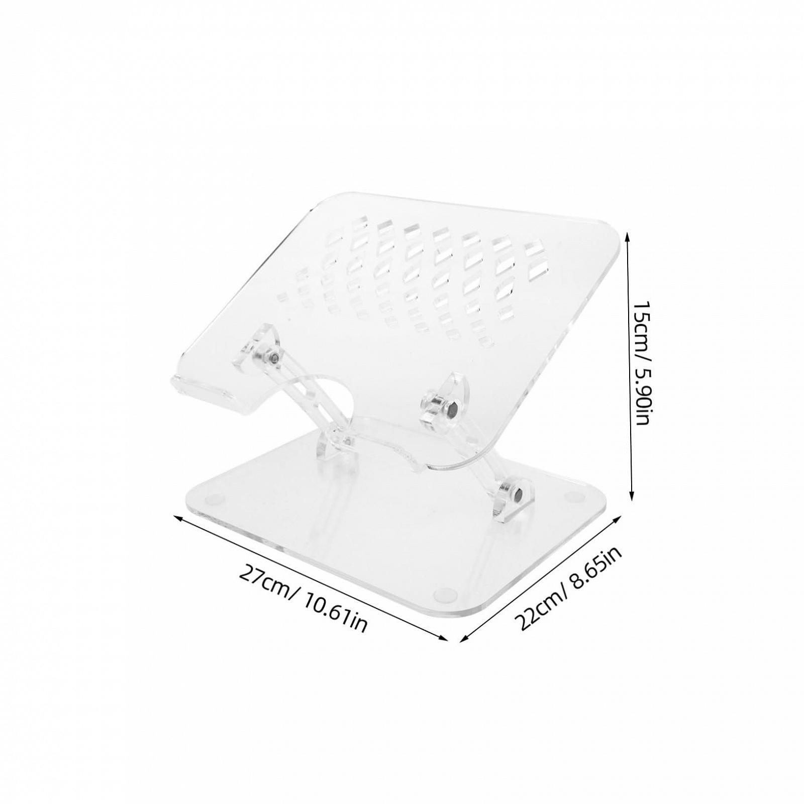 Підставка для планшета NUOBESTY, регульована по висоті, акрилова, для читання, для планшетів та ноутбуків, для дому, офісу та школи, фото №2