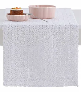 Купити Скатертина-Ранер home&you Folkelips 40 x 180 см White - Фото 1 Скатертина-Ранер home&you Folkelips 40 x 180 см White - Фото 1