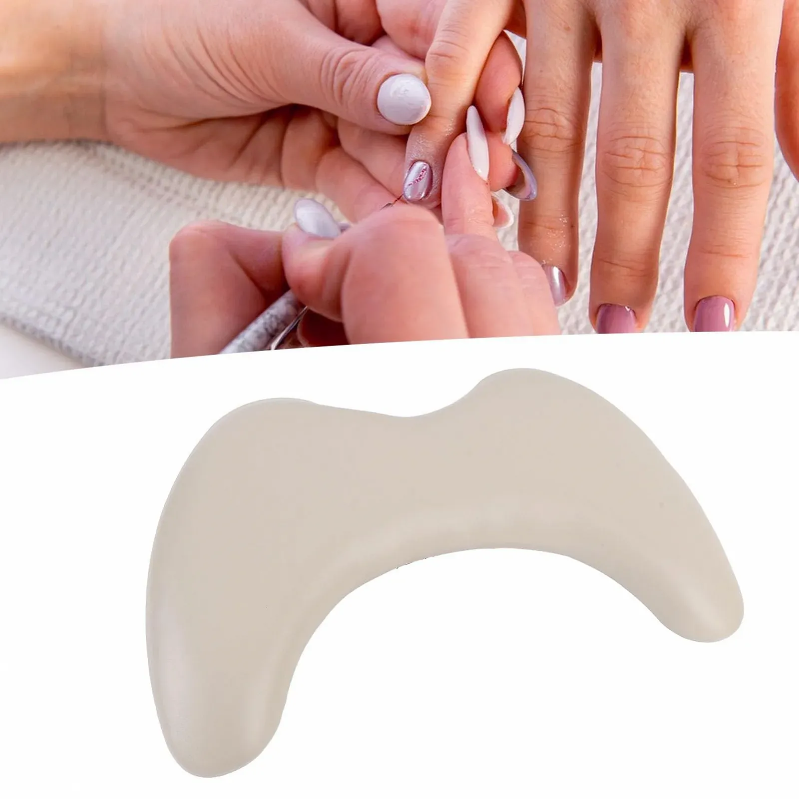 Підставка для рук майстра манікюру U-подібна знімна подушка, фото №3
