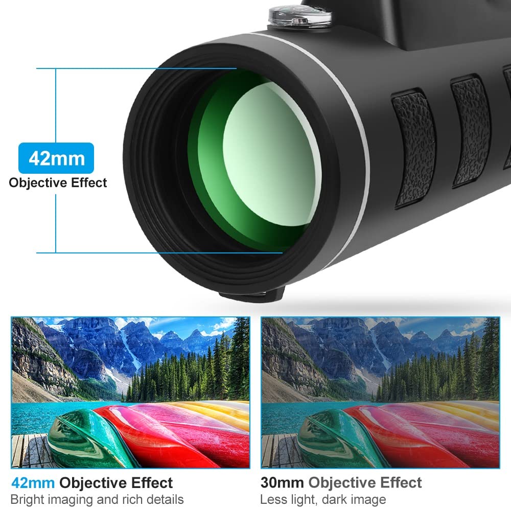 Монокуляр Telescoping 40x60 Zoom Monocular Clear Weak с держателем для смартфона, фото №3