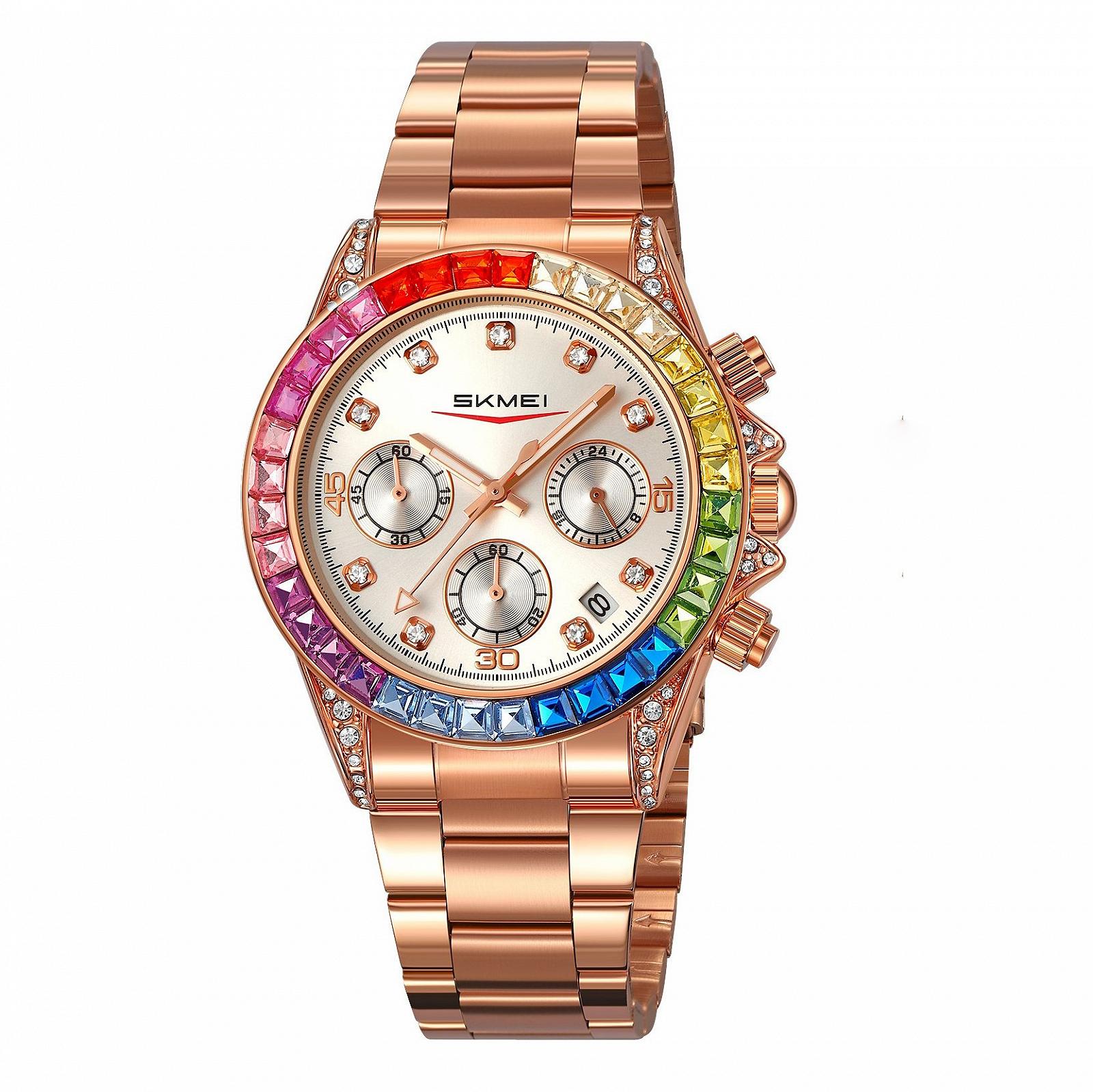 Годинник Skmei 2352RGSI Rose Gold-Silver, фото №1