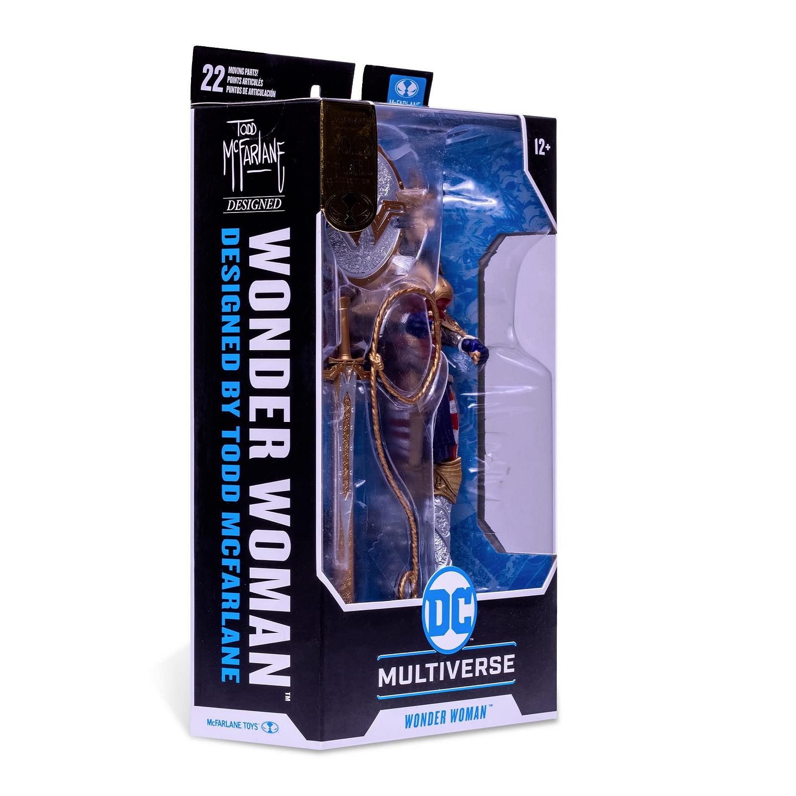 Екшн-фігурка Wonder Woman DC Multiverse, розроблена Тоддом Макфарлейном (Gold Label), 18 см, фото №9