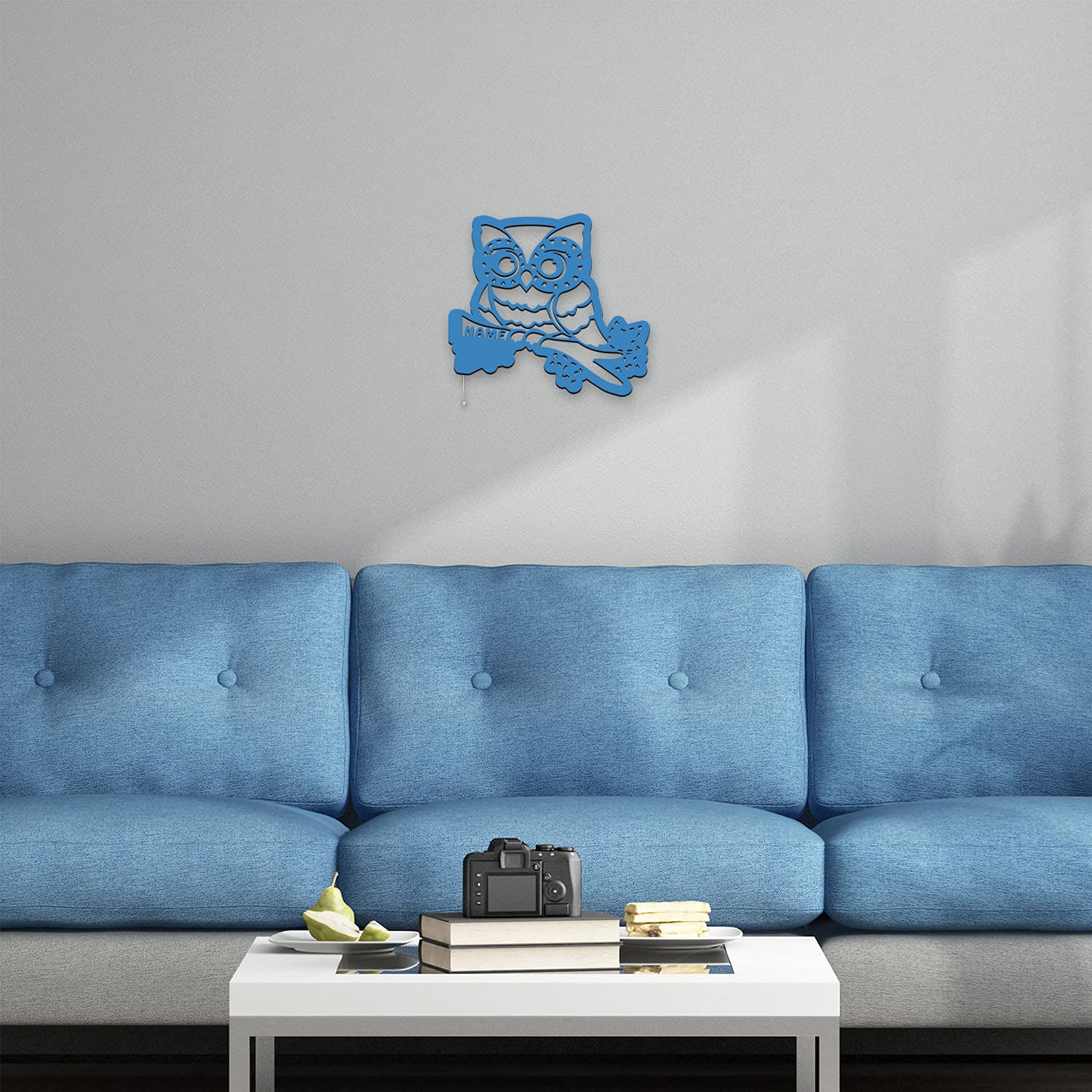 Светильник Ночник Декоративный Совы Персонализированный I на батарейках, фото №3