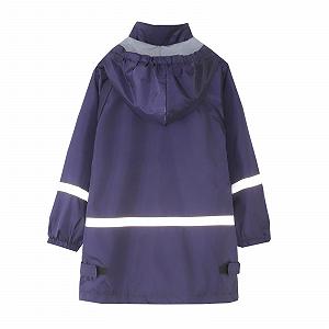 Детская дождевая куртка сверхлегкая с капюшоном переходная куртка для походов упаковываемый дождевик длинный солнцезащитный долговечный дождевик для дождливой и грязной погоды synthetic.ua - Фото 1