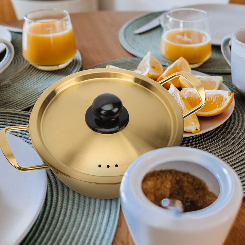 Каструля Happyyami Instant Noodle Pot для приготування рамену з кришкою з нержавіючої сталі, фото №7