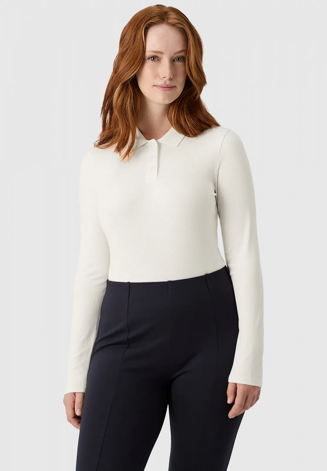 Женское боди-поло Les Lunes The Ayaa Bodysuit L Cloud Dancer, фото №2 Женское боди-поло Les Lunes The Ayaa Bodysuit L Cloud Dancer, фото №2