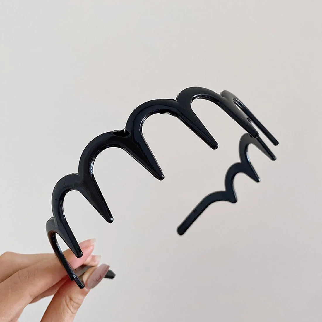 Обруч Зигзаг Cubahop з зубцями, 2 шт, Чорний та Tort, фото №4