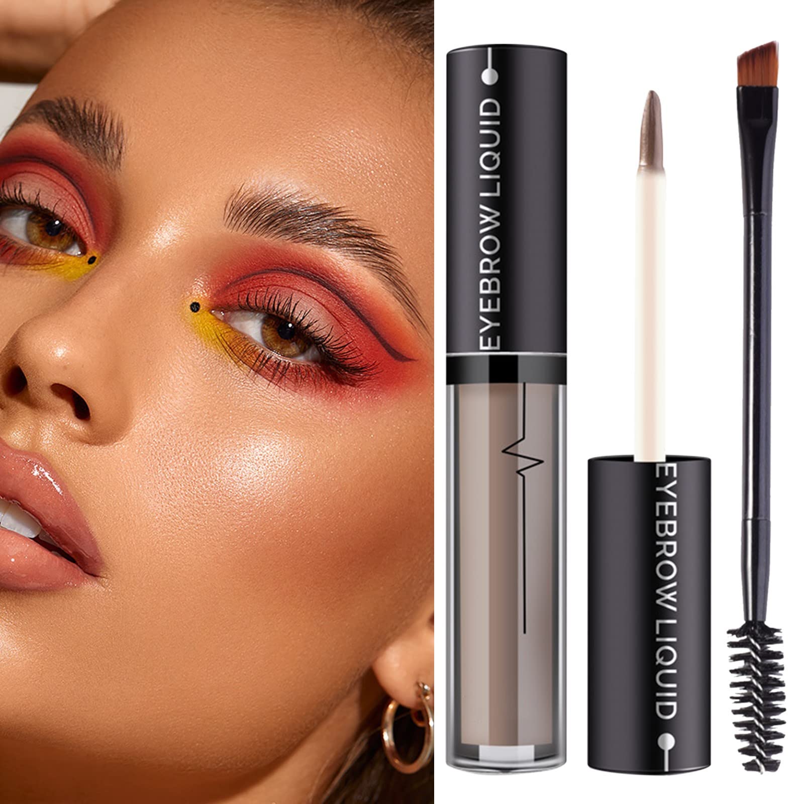 Карандаш для макияжа бровей кисть, фото №4