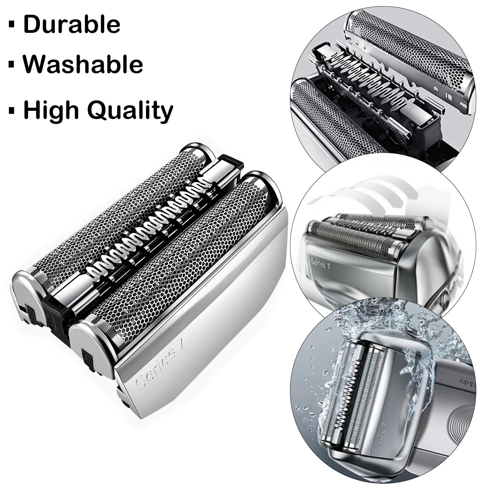 Бритвенная головка Braun Series 7 70S Серебристый, фото №3