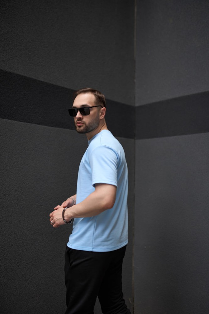 Футболка Loud блакитна, фото №5