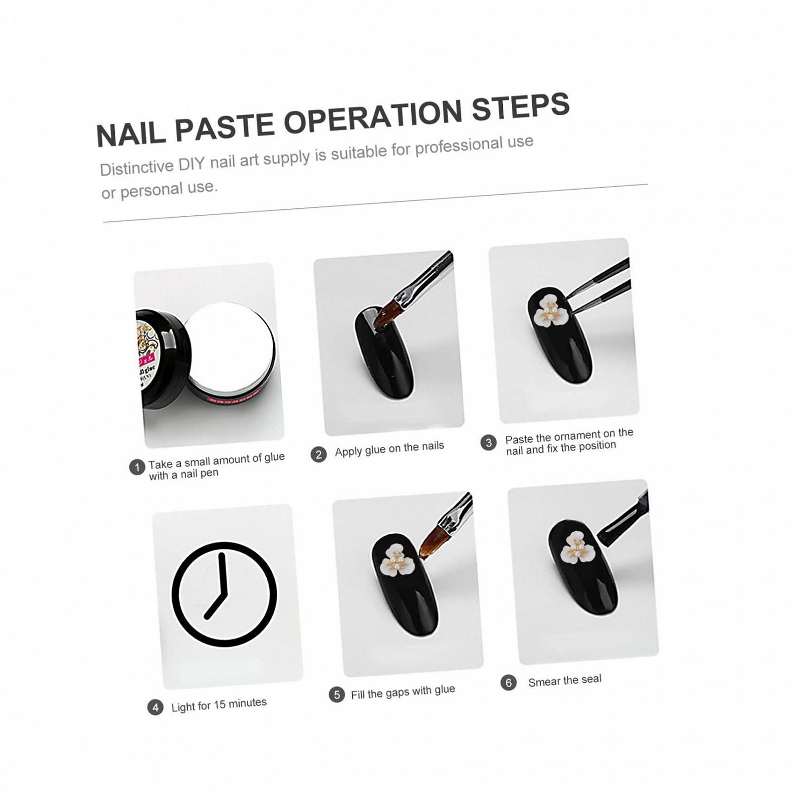 Наклейки для нігтів кристали Стрази 3D, фото №7