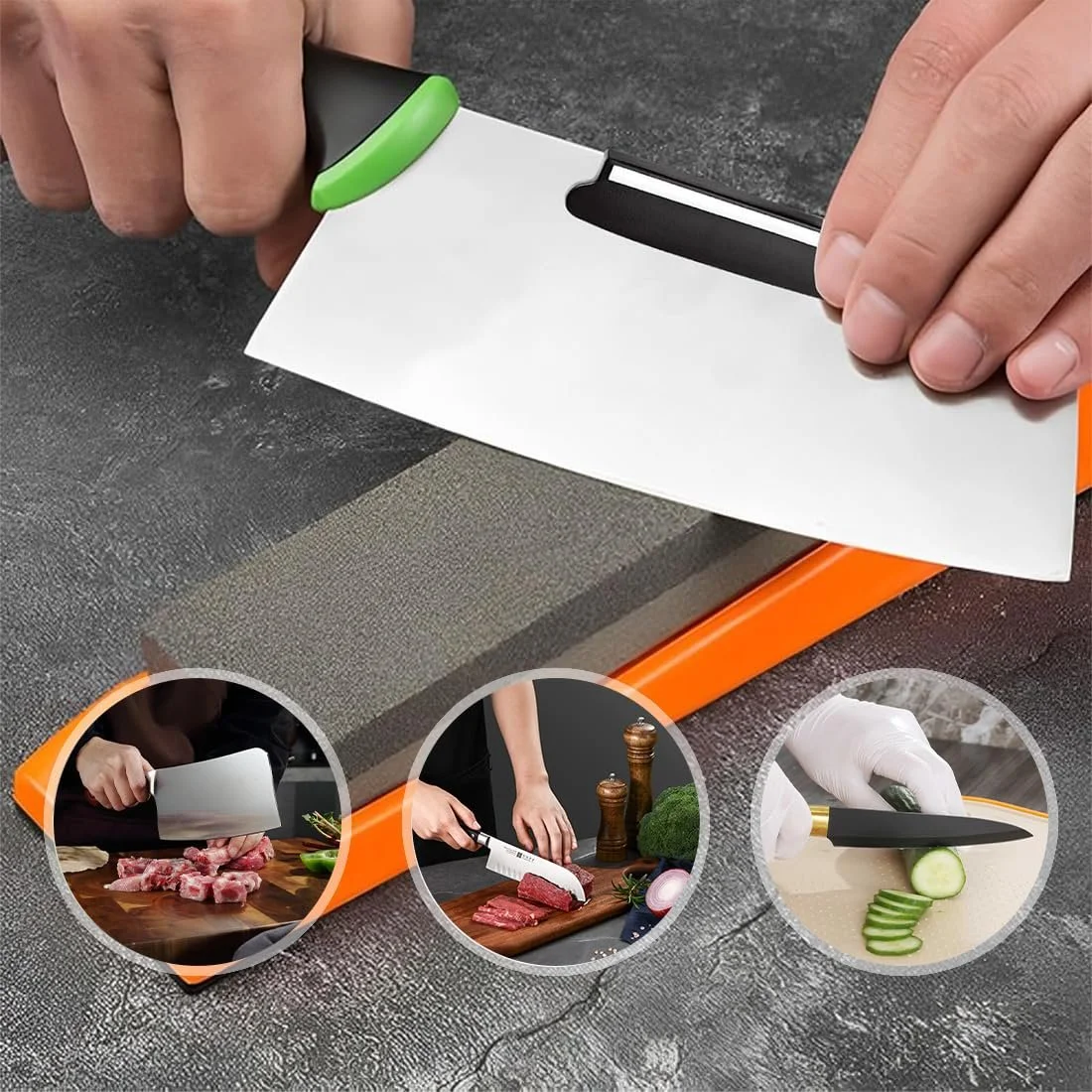 Направляюча для заточування ножів Aililong 45 Degree Set 2 шт. Black, фото №6