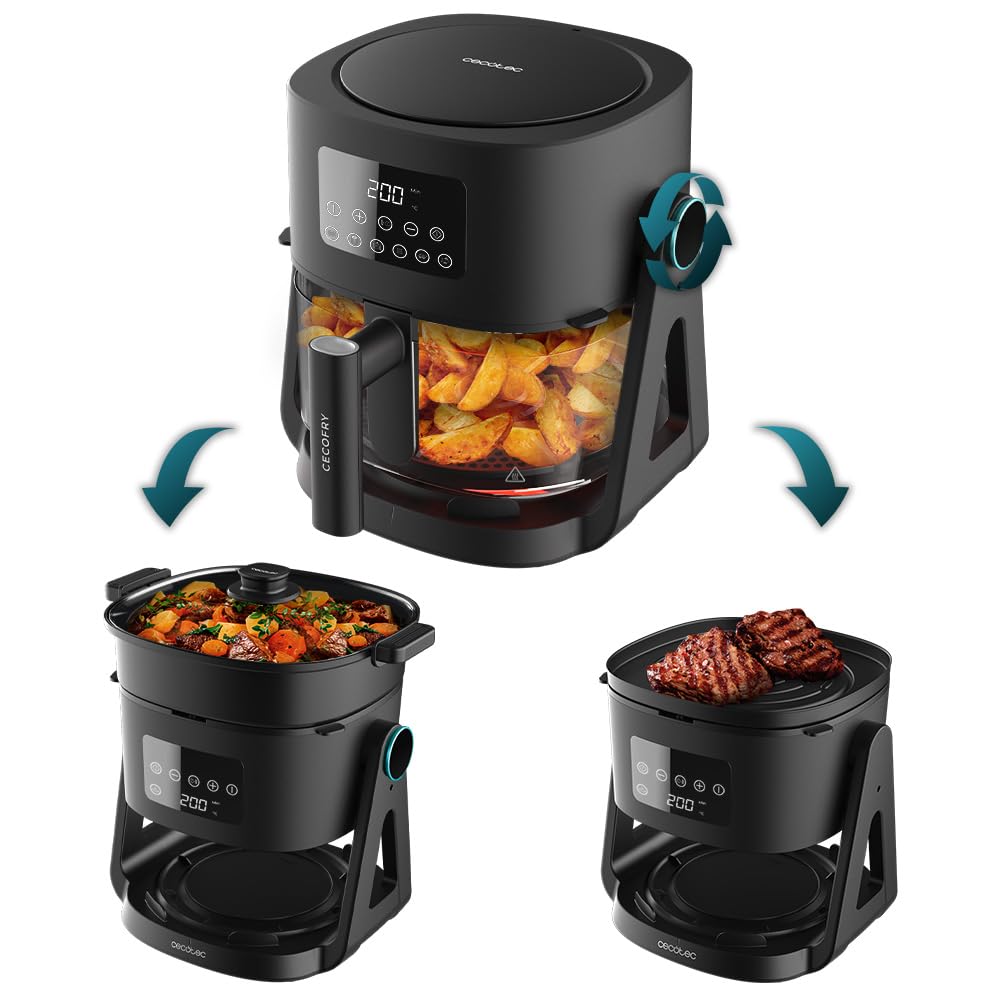 Фритюрница Cecotec Cecofry Flip&Grill 4500 4,5 л 1500 Вт, фото №2
