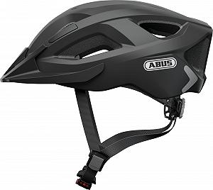 Шолом ABUS Aduro 2.0 Міський Велосипедний З Підсвічуванням S, 51-55 см Чорний Оксамит - Фото 1