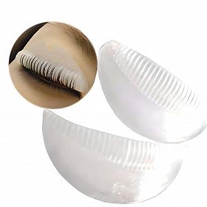 Силиконовые подушечки XXL Lashes с практическими направляющими канавками для лифтинга ресниц, 10 штук, S, M и L, запасной комплект - Фото 1