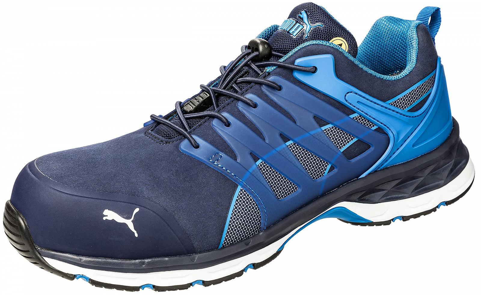 Кроссовки PUMA Safety Velocity 2.0 Blue Low Кроссовки S1P SRC Фиберглассовый подносок Мужские, фото №1