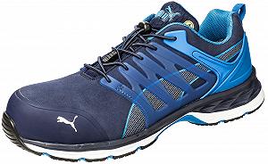 Кроссовки PUMA Safety Velocity 2.0 Blue Low рабочие S1P SRC с фиберглассовым подноском мужские - Фото 1