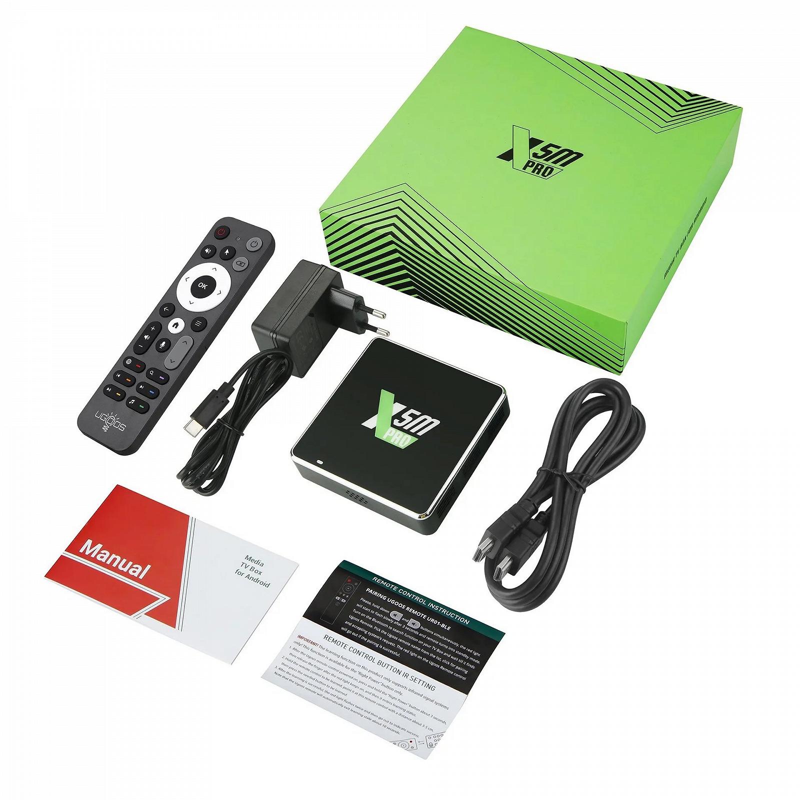 Медиаплеер X5M Pro Amlogic S905X5M 4/32 WIFI6 AI-SR, фото №5