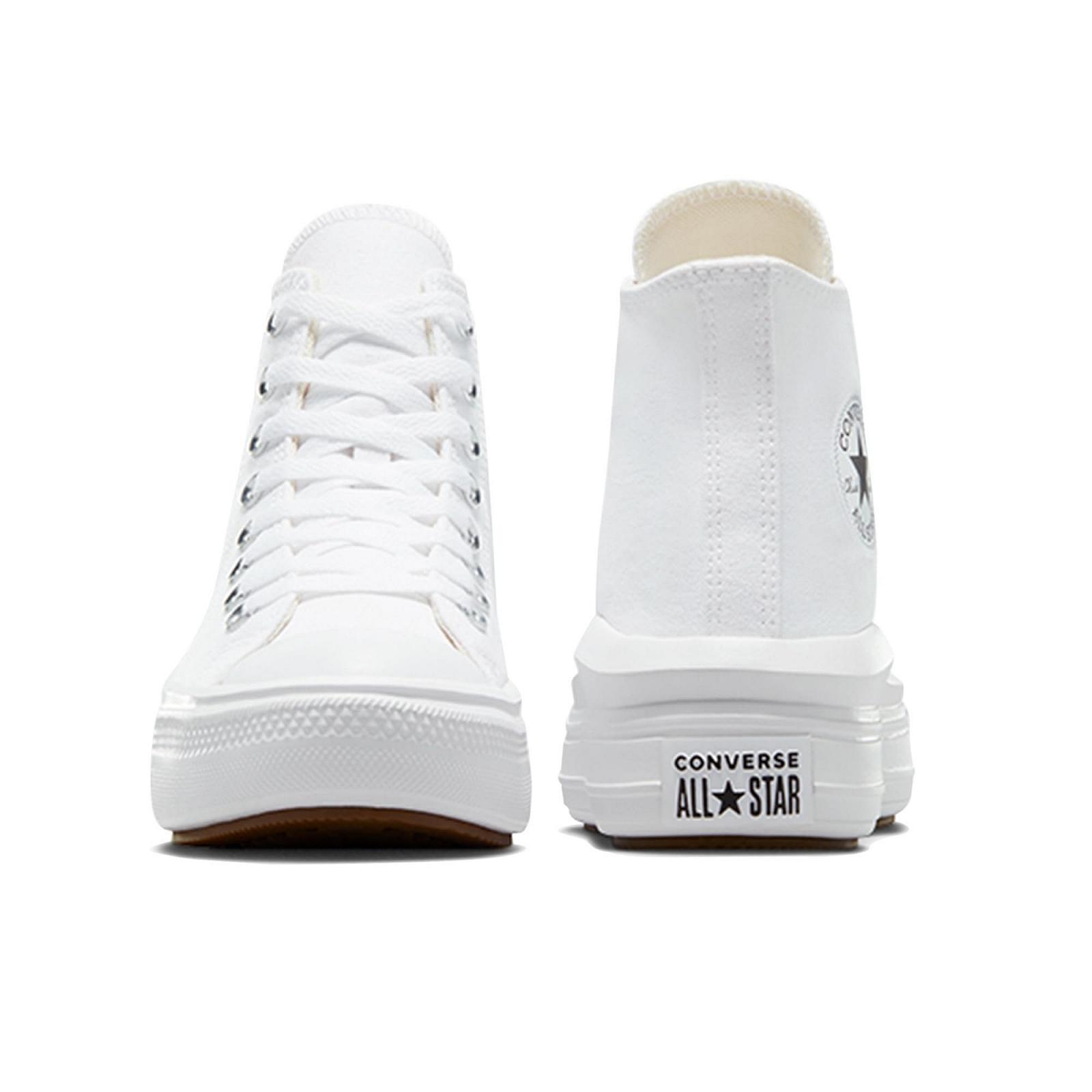 Кеды Converse Move Platform Hi Женские Черный/Белый, фото №5