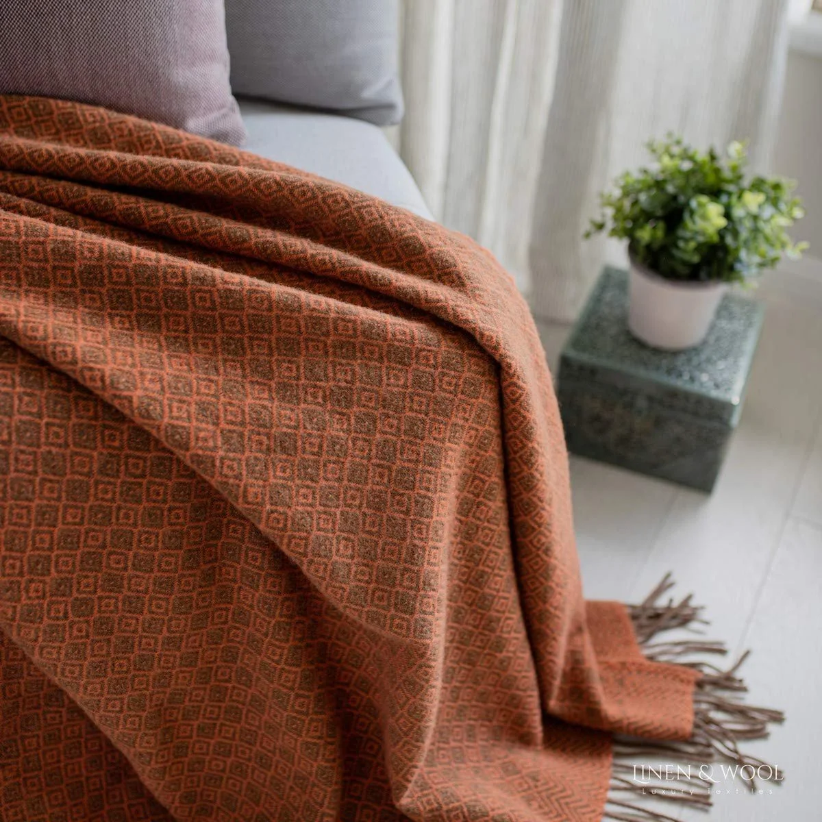 Покривало Linen & Cotton Paris / 140 x 200 см / 100% новозеландська вовна, фото №2