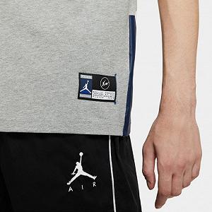 Футболка Jordan Fragment серая L synthetic.ua - Фото 1