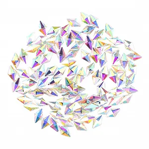 Стрази Housoutil Декоративні Блискучі Кришталеві Діамантові Камені 100 шт. - Фото 1