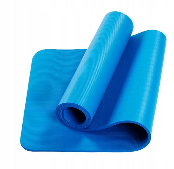 Коврик каремат для занятий йогой тренировок 183x61x1 см Blue 16060, фото №1