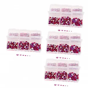 Стразы Плоские FRCOLOR для дизайна ногтей, блестящие, для маникюра и творческих проектов - Фото 1