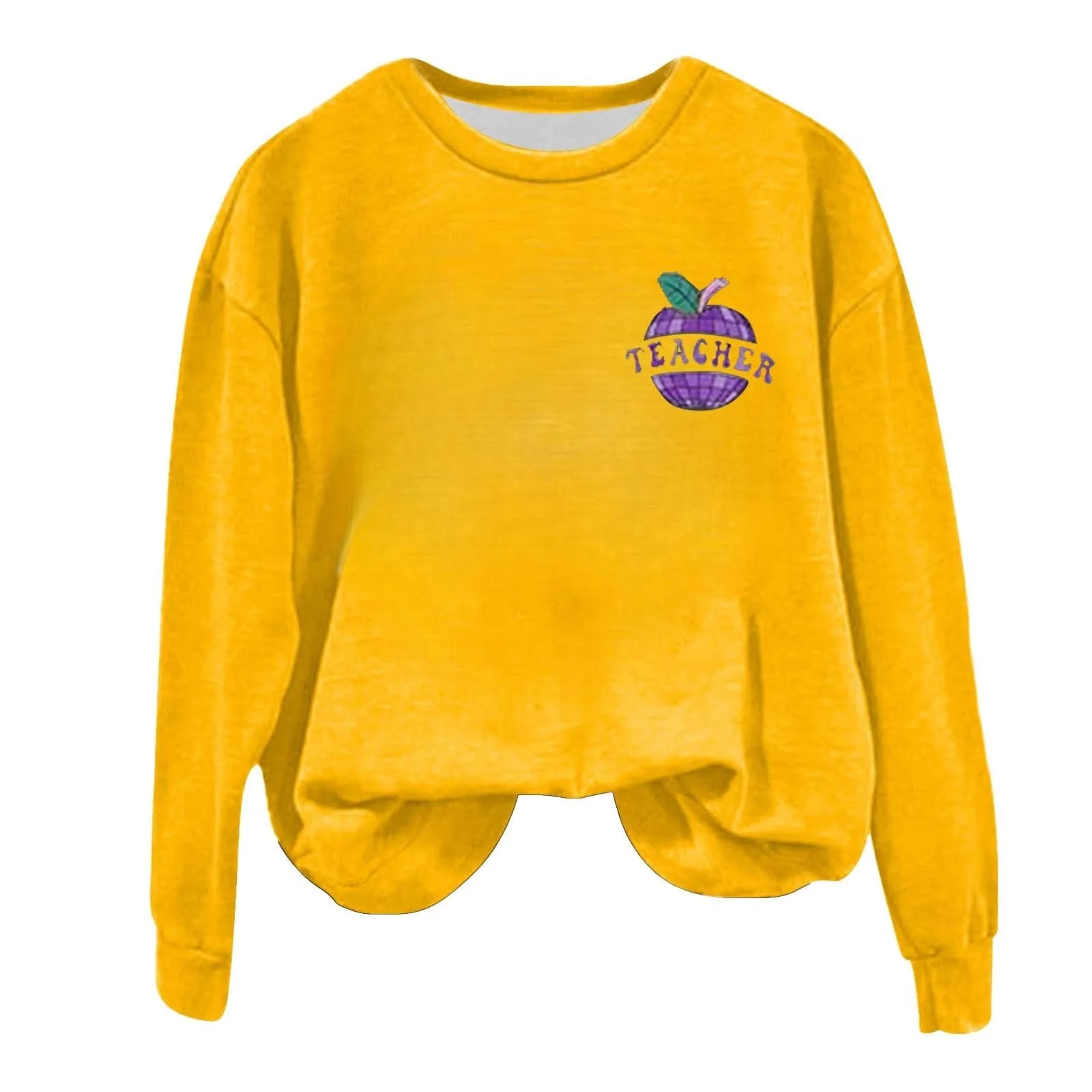 Женский свитшот Generisch, элегантный, с длинными рукавами, Harajuku, осенний, повседневный, без капюшона, мягкий, осенний, на Хэллоуин, фото №2 Женский свитшот Generisch, элегантный, с длинными рукавами, Harajuku, осенний, повседневный, без капюшона, мягкий, осенний, на Хэллоуин, фото №2