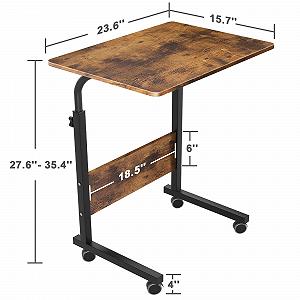 Регулируемый по высоте стол для ноутбука/компьютера с колесами synthetic.ua - Фото 1