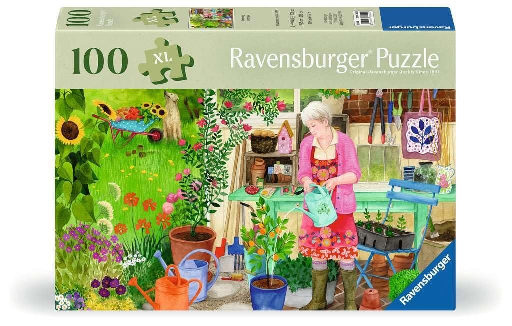 Пазл Ravensburger Feel Well & Puzzle Gardening 12001362 100 деталей для літніх людей, фото №1
