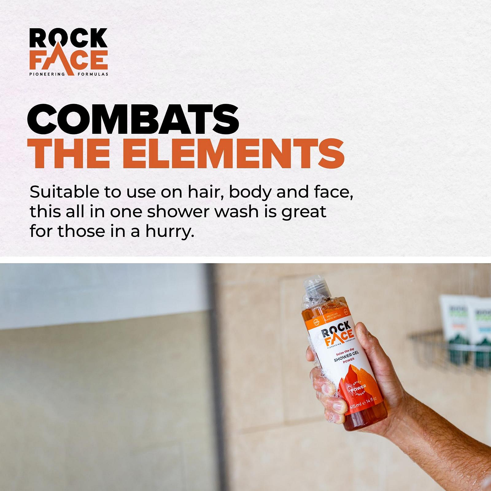 Гель для душу Rockface Power Spicy Masculine Scent 6 x 410 мл, фото №6